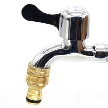 Household copper basin kitchen faucet connector washing machine car wash water gun water inlet pipe quick fittings transfer interface