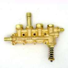 High pressure washer car washer pump head repair parts household 380 copper block copper pump head assembly air chamber seat
