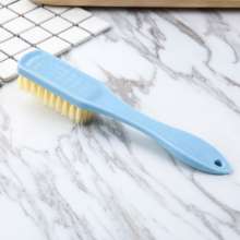 Long handle plastic household shoe brush, multi-function bristle cleaning brush, strong decontamination shoe brush