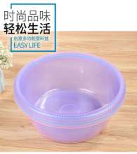 Transparent plastic basin, household vegetable basin, baby washbasin, drop-resistant multi-function basin, environmental protection PP plastic basin