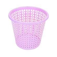 Hollow household trash can, home kitchen frameless trash can, waste paper basket PP plastic round sanitary bucket