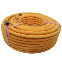 Durable agricultural PVC pesticide spray hose. High pressure spray hose. Golden single line. Two glue one line water pipe. Agricultural hose