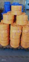 Wholesale anti-aging fiber hose. Three rubber six-wire high-pressure spray cans boutique fully braided hose with copper joints. Water pipes. Agricultural pipes