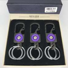 Weiluda gift keychain men's car leather keychain Omega waist buckle keychain factory direct sales