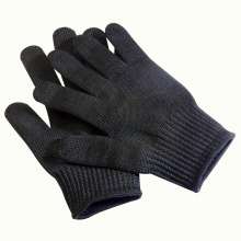 防割5A级一根钢丝手套专业加强型多用途防割防护黑色白色手套 防护手套