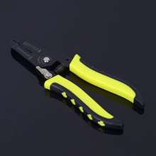 Manufacturer of multifunctional 7-inch electrician cable stripping pliers with seven-in-one two-color handle