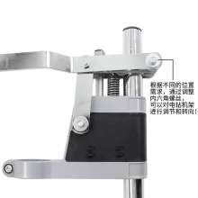 Multifunctional hand electric drill bracket, electric drill and bench drill clamp, modified home woodworking punching positioning table fixing table, impact drill bracket