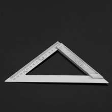 Factory stainless steel high precision triangle ruler aluminum alloy aluminum base level woodworking 200