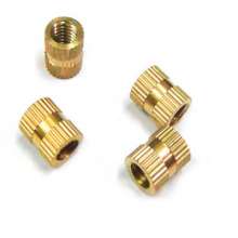 Factory direct injection molded copper nuts. Nuts. Copper knurled mothers wholesale copper flower mothers custom all kinds of embedded round nuts copper inserts