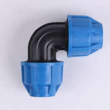 Quick connect elbow PE pipe water pipe union locking joint. Infusion joint. Various specifications, production and sales of water-saving irrigation union elbow