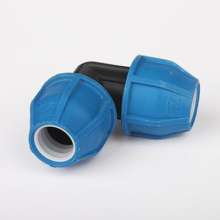 Quick connect elbow PE pipe water pipe union locking joint. Infusion joint. Various specifications, production and sales of water-saving irrigation union elbow