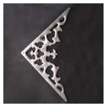 Wrought iron stamping lace strip triangle flower 125*125/175*175 three-dimensional gate fence guardrail accessories