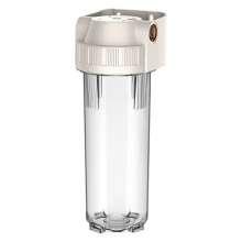 Water purifier 10 inch transparent filter bottle. Thickened pre-filter. PET filter bottle without hanging plate copper tooth water machine filter bottle