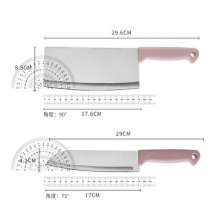 刀具套装 不锈钢礼品刀具5件套宝宝辅食彩色菜刀剪刀水果刀套装