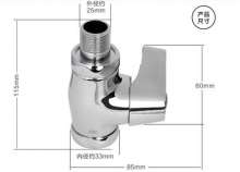 Quick opening flush valve. Stool zinc alloy 6 minutes 1 inch flush valve Toilet knob type convenient water cutting. Flush valve
