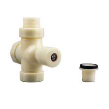 Plastic flushing valve. Stool flushing valve project recommends 6 minutes and 1 inch time delay drainage valve. Flushing valve. Flushing valve