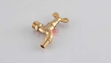 All-bronze key faucet. Frosted Chunhong slow-opening faucet Outdoor rental housing household casing key faucet. Faucet