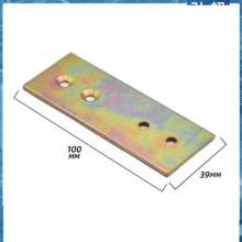 不锈钢连接片 木板椅子平面铁条平角码 固定片T型一字角码