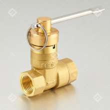 Bridge shield valve. Brass with check gate valve. Tap water service magnetic lock valve anti-theft heating check lock valve