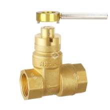 Bridge shield valve. Brass with check gate valve. Tap water service magnetic lock valve anti-theft heating check lock valve