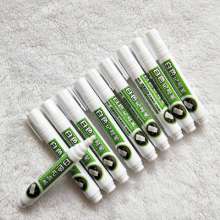 绿沁人白色油漆记号笔 办公用油性笔 可加墨白色记号笔