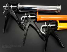 Source manufacturer glass glue gun. Rotating glass gun. Semicircle Stainless Round Silicone Gun Glass 360 Degree Rotating Glue Gun
