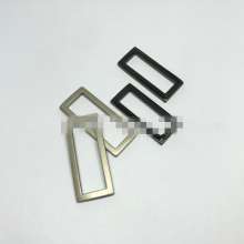 Manufacturers supply metal square buckle zinc alloy square buckle shoulder strap buckle 1.2 inch square buckle leather luggage hardware