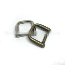 Luggage hardware, handbag accessories, zinc alloy D buckle, multi-specification die-casting D-shaped semi-circular ring buckle, metal D-shaped buckle