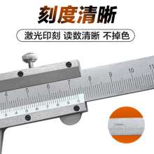 厂家直销游标卡尺0-150mm促销款高碳钢文玩内径外径测量游标卡尺