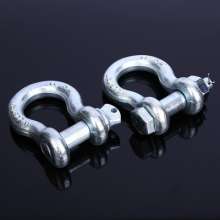 Bow shackle, alloy steel, complete specifications, die forging, hoisting, horseshoe shackle, high-strength buckle accessories