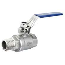 304 internal and external wire ball valve stainless steel two-piece water valve switch internal and external thread 4 points/6 points/1 inch