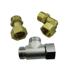 4 points inner and outer wire union tee elbow direct water heater copper tee union water pipe joint