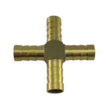 Copper four-way pagoda joint cross four-pronged T-shaped copper joint gas pipe joint water pipe hose directly through