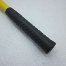 喷漆色羊角锤0.5碳钢包塑钢管柄带起钉锤子五金工具