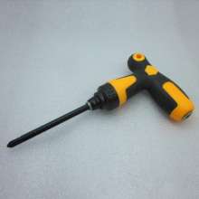 Supply T-handle ratchet retractable slotted cross multi-function screwdriver screwdriver screwdriver