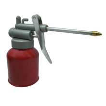 手动压力机油壶机械维修工具 手动泵压油杆注油器 三色随机