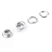 Aluminium eyelet button from stock. Button .Button. Metal eyelet button Canvas aluminum eyelet