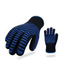 Silicone gloves high temperature resistance. 500 degrees BBQ flame retardant non-slip gloves. Multifunctional barbecue heat insulation gloves. Microwave oven gloves