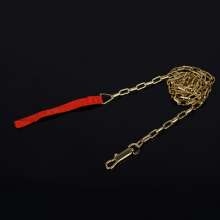 Selling red rope square buckle dog chain, firework cotton chain, animal chain, pet chain