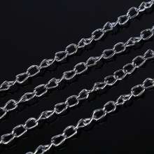 Manufacturers supply fluorescent lamp chain, chandelier chain, decorative chain, galvanized chain, chrome-plated twist chain
