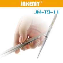 JAKEMY JM-T9-11 Straight Tweezers Adjustable Elasticity Hardware Tools