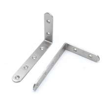 The left steel thickened stainless steel corner code. Right-angle bracket plus fixed shelf to support the corner code connector. Corner code