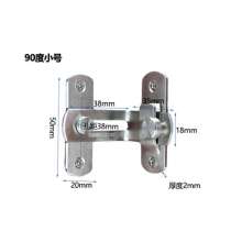 左钢不锈钢90度大号门扣移门锁扣 插销 直角门扣转角插销门扣五金件