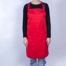 Workwear apron double adjustable buckle halter neck can be printed with logo. Apron