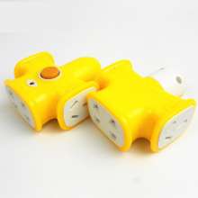 New structure with ground wire 10-hole socket, one-piece terminal block switch electric socket