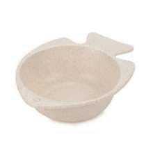 小麦秸秆鱼形碗 可爱创意儿童稻壳辅食碗 婴儿饭碗防摔防烫小礼品 碗