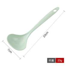 An environmentally friendly spoon with wheat straws. T can be hung-style dining and soup kitchen tableware thickened rice porridge spoon. Spoon