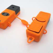 Mini 7-hole small socket, small human-shaped converter, plastic-coated socket, ground drag converter, wiring board