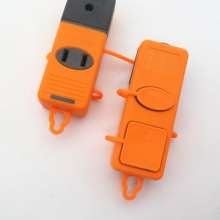 Mini 7-hole small socket, small human-shaped converter, plastic-coated socket, ground drag converter, wiring board