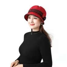 Basin-style mother hat. Multi-color optional thick warm autumn and winter fashion hats for middle-aged and elderly women. hat